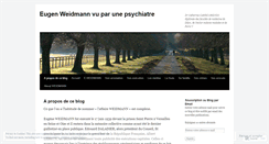 Desktop Screenshot of eugenweidmannvuparunepsychiatre.com