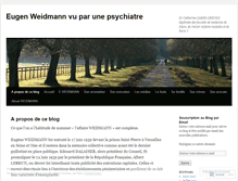 Tablet Screenshot of eugenweidmannvuparunepsychiatre.com
